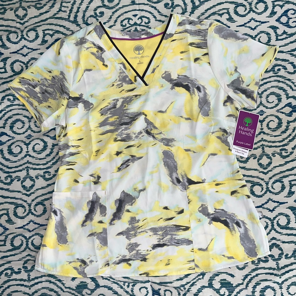 Healing Hands Scrub Top